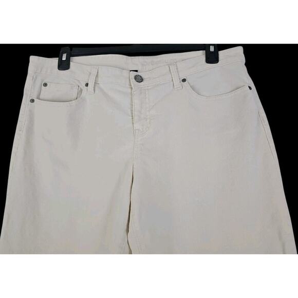 Gap ~Woman Size 14/32R~ Off-White Corduroy Premium Skinny Pants Cotton Blend. - Picture 13 of 14